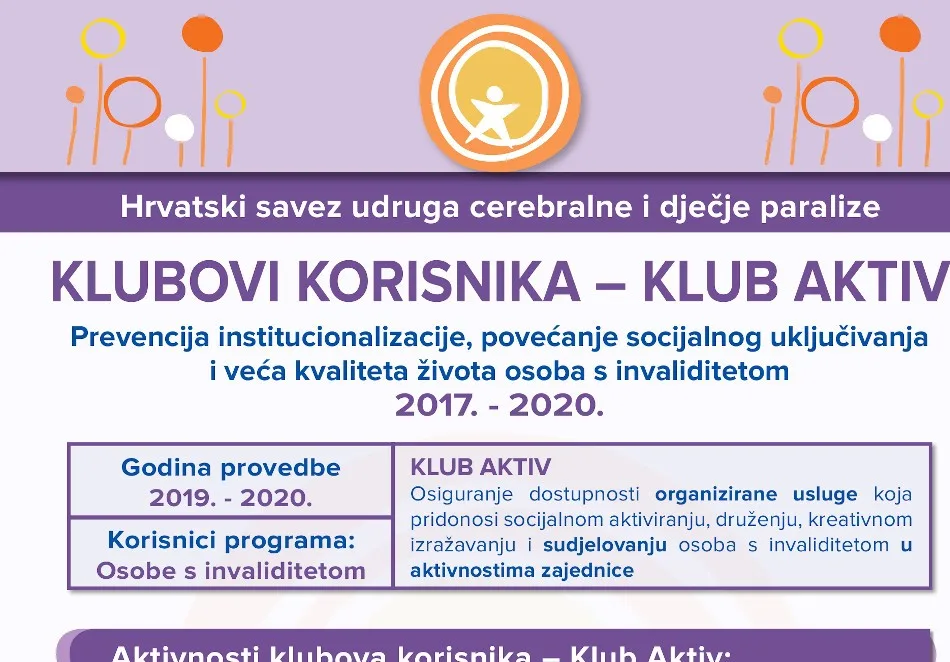 Pročitajte više o članku Projekt: Klub aktiv