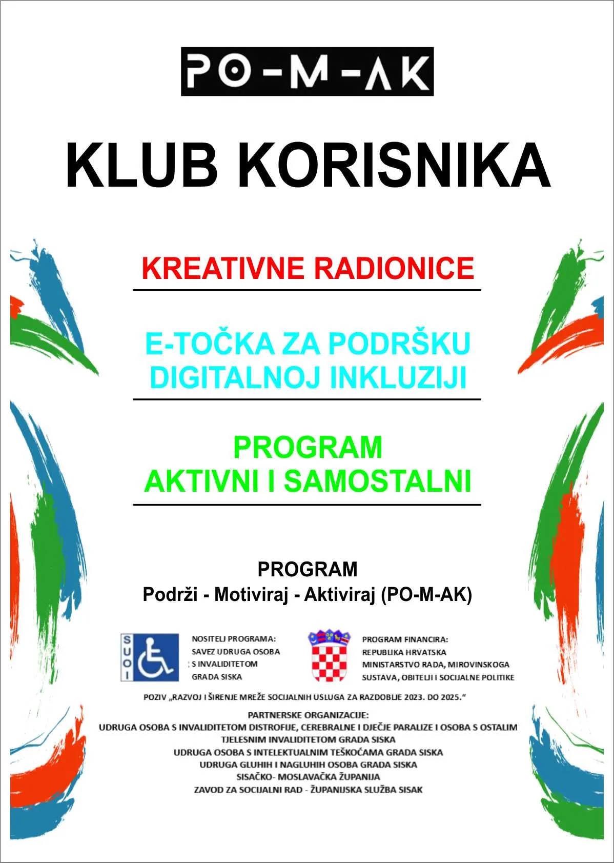 Plakat, pomak